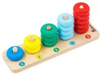 Развивающая игрушка Alatoys Счеты ПСЧ3007, разноцветный