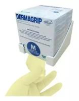 Перчатки латексные Dermagrip SAFEDON Latex Examination Gloves, размер M, 50 пар, 100 штук, телесные