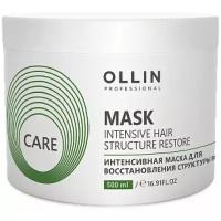 OLLIN CARE Интенсивная маска для восстановления структуры волос 500мл/ Restore Intensive Mask