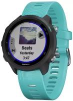 Умные часы Garmin Forerunner 245 Music GPS, черный/бирюзовый