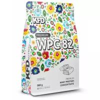 Сывороточный протеин KFD/ Premium WPC 82, 900г (Ванильное мороженое)/Для набора мышечной массы и похудения/ Для мужчин и женщин