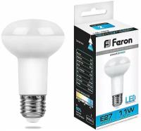 Лампа светодиодная Feron E27 11W 6400K Груша Матовая LB-463 25512