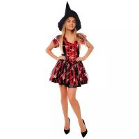 Карнавальный костюм Ведьмочка Пуговка 46 размер