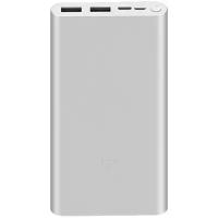 Портативный аккумулятор Xiaomi Mi Power Bank 3, 10000 mAh, серебристый, упаковка: коробка