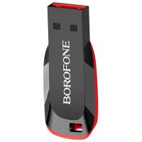 USB флеш-накопитель BOROFONE BUD2, USB 2.0, 64GB, черный