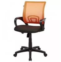 Кресло офисное Easy Chair 304 TC Net ткань черн/сетка оранж, пластик