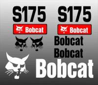 Набор наклеек на погрузчик Bobcat S175