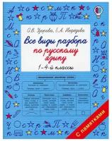 Все виды разбора по русскому языку 1-4 класс