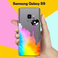 Силиконовый чехол на Samsung Galaxy S9 Краски / для Самсунг Галакси С9