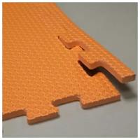 Eco-Cover Мягкий пол универсальный 100*100 см 14 мм оранжевый