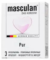 Презервативы Masculan Pur, ультратонкие презервативы, много смазки, 3 шт