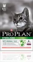 Сухой корм Pro Plan Sterilised для стерилизованных кошек и кастрированных котов, с лососем 1,5кг