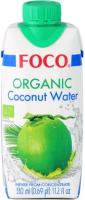 Вода кокосовая, Foco, органическая, 330 мл