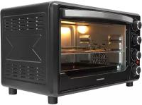 Мини-печь NORDFROST RC 350 B, электрическая настольная духовка, 1600 Вт, 35л, конвекция, гриль, таймер до 120 минут, 3 режима нагрева, черный