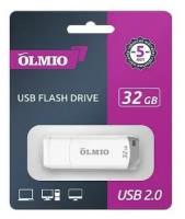 Флешка OLMIO U-181 USB-Flash 32GB, USB2.0 белый (42091)