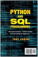 Python and Sql programming