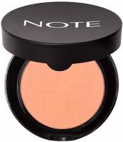 NOTE Румяна для лица компактные с эффектом сияния, 5,5 г, 04 Soft Peach