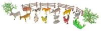 Набор животных "Моя ферма", с аксессуарами, 12 фигурок