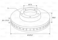 Тормозной диск VALEO 297043