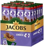 Растворимый кофе Jacobs 4 в 1 Choco, в стиках, 24 уп, 288 г