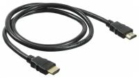 Кабель аудио-видео Buro HDMI 2.0, HDMI (m) - HDMI (m), ver 2.0, 1м, GOLD, черный [bhp hdmi 2.0-1]