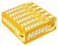 HALLS карамель леденцовая со вкусом меда и лимона 25г по 12 шт