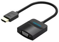 Переходник HDMI-VGA длина 15 см Vention для устройств Адаптер HDMI на VGA /с аудио и юсб арт. ACHBB