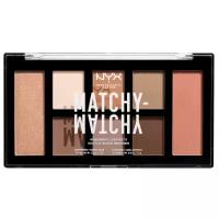 NYX professional makeup Палетка теней Matchy-Matchy Monochromatic Color Palette 01 Taupe