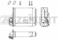 Радиатор отопителя Renault Logan 04- Sandero с 2009 года