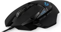 Мышь проводная Logitech G502 HERO, 16000dpi, USB, Черный, 910-005470