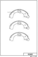 Колодки Тормозные Барабанные Kashiyama арт. K3402