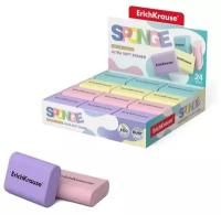 ErichKrause Ластик ErichKrause Sponge 37 х 33 х 15 мм, микс, цена 1 шт