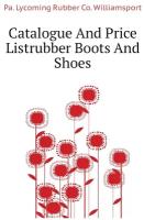 Catalogue And Price Listrubber Boots And Shoes