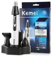 Универсальный профессиональный аккумуляторный электрический триммер Kemei KM-6650 для стрижки бороды и усов стрижки ушей и носа 4 в 1