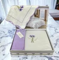 Постельное белье Maison Dor LAVENDER EMBROEDERY евро сиреневый