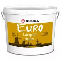 Лак Tikkurila Euro Lacquer Aqua полуглянцевый (9 л)