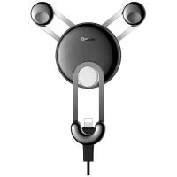 Гравитационный держатель Baseus YY vehicle-mounted phone charging holder with USB cable SULYY