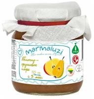 Пюре Marmaluzi Яблочно-грушевое (с 5 месяцев) 125 г, 125 г