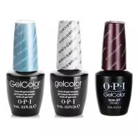 Гель-лак OPI GELCOLOR, Комплект 3 цвета.(1.This Color's Making Waves (Hawaii) 2.Which Is Witch 3.Let your love shine) Объем 15 мл