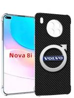 Чехол задняя-панель-накладка-бампер MyPads вольво volvo 3 для Huawei Nova 8i/Huawei Honor 50 Lite противоударный