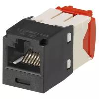 Модуль PANDUIT информ. Mini-ComRJ45 кат.5E UTP черн