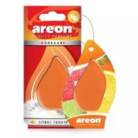 Ароматизатор подвесной (Citrus Squash/Цитрусовый сквош) "AREON" Monbrane (картон), 704-AMB-05 (1 шт.)