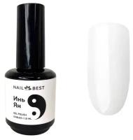 Nail Best Инь Ян, белый гель-лак, 15ml