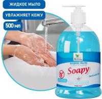 Жидкое мыло Clean&Green Soapy (антибактериальное с дозатором, очищающее средство для кожи рук), 500 мл., CG8063