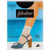 Носки женские полиамид Filodoro classic Носки Abs.Sum.8, размер unica, nero (чёрный)