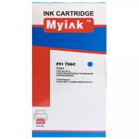 Картридж для CANON PFI-706C IPF 8400/8400S/8400SE/9400/9400S Cyan (710 ml) MyInk