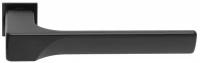 FIORD-SM NERO, ручка дверная межкомнатная с невидимой квадратной розеткой, цвет - черный
