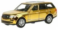 Машина металлическая ТехноПарк Range Rover Vogue, золотой хром, 12 см