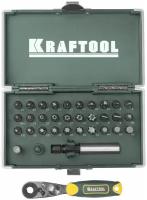 KRAFTOOL X-Drive 33 шт, Набор кованых торсионных бит (26065-H33)