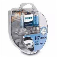 Галогенная лампа Philips H7 (55W 12V) CrystalVision 2шт